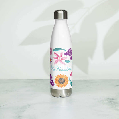 Motivational Steel Bottle; Pregnancy is possible reminder; Pregnancy Bottle; Pregnancy journey; Pregnancy Over Forty Is Possible;