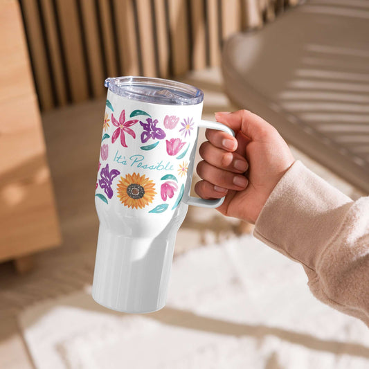 Motivational Travel Mug; Pregnancy is possible reminder; Pregnancy Travel Mug; Pregnancy journey; Pregnancy Over Forty Is Possible;